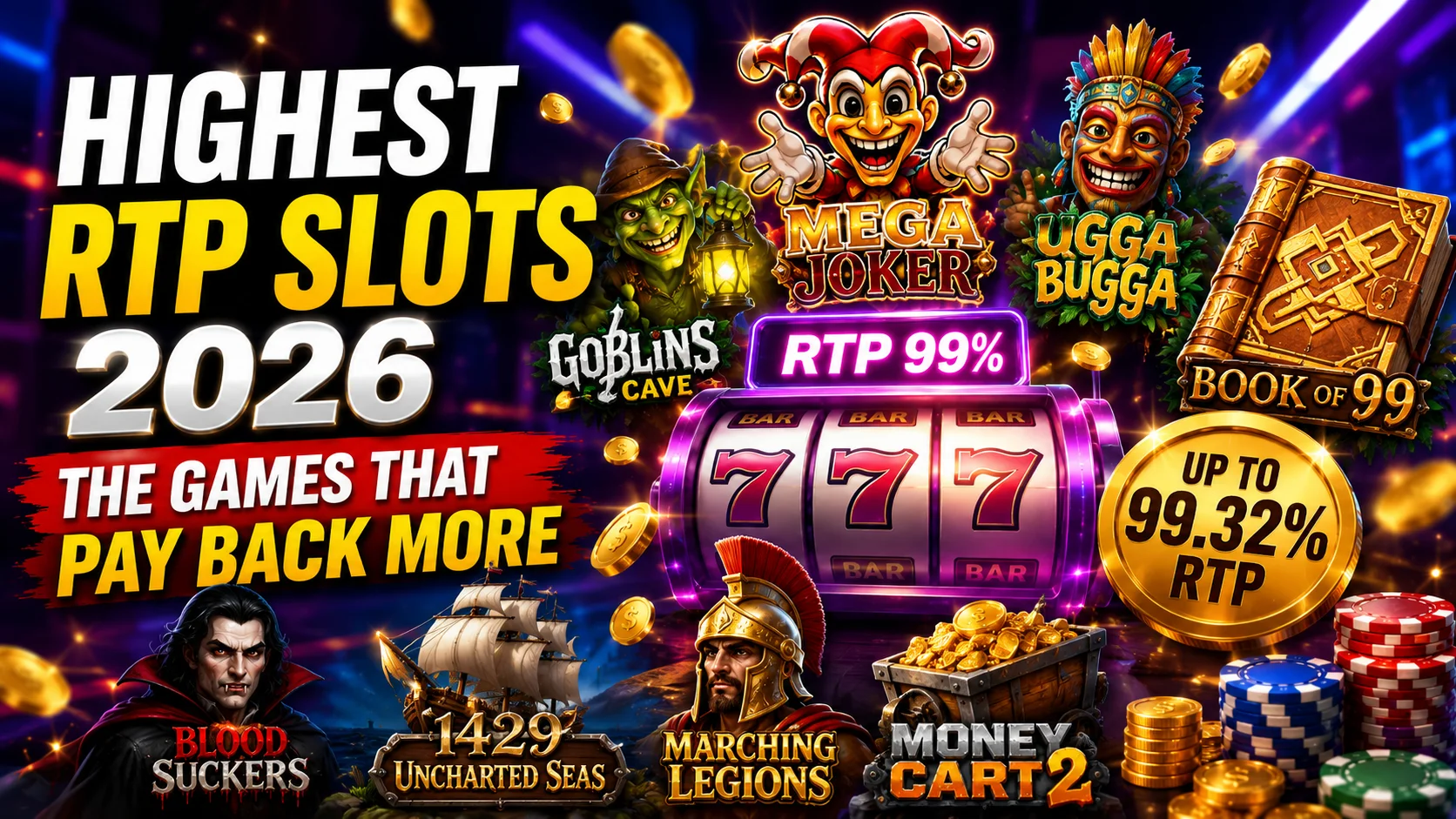 High RTP Slots 2026: Highest Payback Ranked